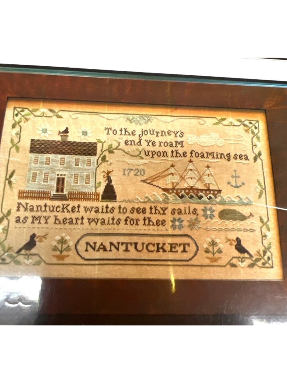Little House Needleworks Old Nantucket Cross-Stitch Chart No. 114 Diane Williams